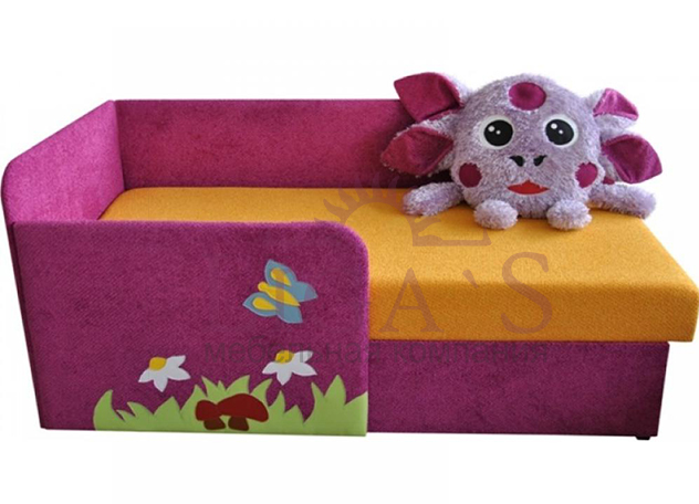 Детский диван Смешарики 70*150 см, детский диван тахта, мягкая детская кровать.